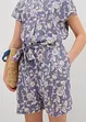 Korte jumpsuit van vloeiende viscose, bonprix