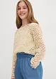 Slip-on shorts van puur katoen, bonprix