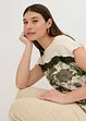 Shirt met een rand van kant en een paisley motief, bonprix