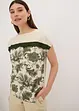 Shirt met een rand van kant en een paisley motief, bonprix