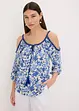 Shirt met kant van een zachte viscosemix, bonprix