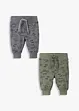 Baby shirtbroek (set van 2) van biologisch katoen, bonprix