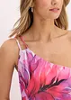 One shoulder jurk van gestructureerde crêpe, bonprix