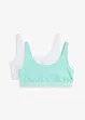 Bralette met biologisch katoen (set van 2), bonprix