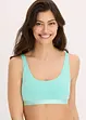 Bralette met biologisch katoen (set van 2), bonprix