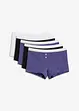 Dames boxer (set van 5) met biologisch katoen, bonprix