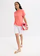 T-shirt met een knoopdetail, bonprix
