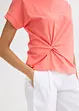 T-shirt met een knoopdetail, bonprix