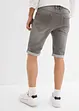 Stretch jeans bermuda met omgeslagen zoom, regular fit, bonprix