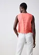 Linnen blousetop in wikkellook, bonprix
