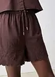 Short met zijde, bonprix