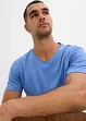 T-shirt met V-hals (set van 3), bonprix