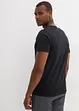 T-shirt met V-hals (set van 5), bonprix