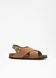 Leren sandalen, bonprix