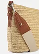Schoudertas in rieten look, bonprix