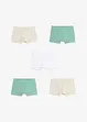 Boxershort met biologisch katoen (set van 5), bonprix