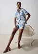 Short met zijde, bonprix