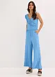 Jersey jumpsuit met volants, bonprix
