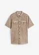 Overhemd met korte mouwen in washed out look, bonprix