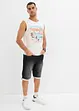 Muscle shirt in gewassen look (set van 2), bonprix