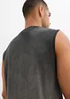 Muscle shirt in gewassen look (set van 2), bonprix