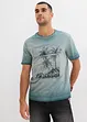 T-shirt in een verwassen look van biologisch katoen, bonprix