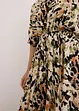 Maxi jurk met pailletten van soepele viscose, bonprix