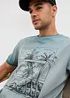 T-shirt in een verwassen look van biologisch katoen, bonprix