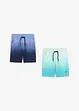 Sweat bermuda van katoen (set van 2), bonprix