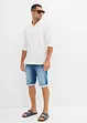 Sweat jeans bermuda, relaxed fit, bonprix