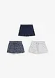 Jersey short van puur biologisch katoen (set van 3), bonprix