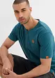 Henley shirt van biologisch katoen (set van 2), bonprix