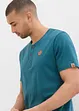 Henley shirt van biologisch katoen (set van 2), bonprix