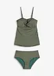 Tankini met gouddraad (2-dlg. set), bonprix