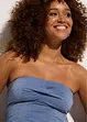 Tankini (2-dlg. set) met gouddraad, bonprix