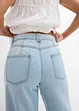 Baggy jeans mid waist super soft, cropped, bonprix