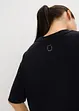 Oversized sportshirt met katoen, sneldrogend, bonprix