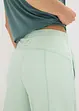 Comfort capri sportbroek met wijde pijpen, bonprix