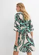 Mini jurk van soepele viscose met kimonomouwen, bonprix