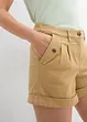 Twill short met hoge tailleband, bonprix