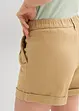 Twill short met hoge tailleband, bonprix