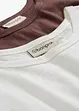 T-shirt van puur katoen (set van 2), bonprix