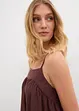 Jurk met spaghettibandjes van een soepele viscose-mix, bonprix