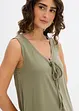 Jersey jurk met vetersluiting, bonprix
