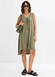 Jersey jurk met vetersluiting, bonprix