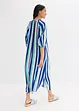 Gestreepte kaftan jurk van gestructureerde viscose, bonprix