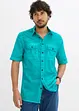 Overhemd met korte mouwen in washed out look, bonprix