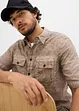 Overhemd met korte mouwen in washed out look, bonprix