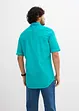 Overhemd met korte mouwen in washed out look, bonprix