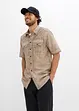 Overhemd met korte mouwen in washed out look, bonprix
